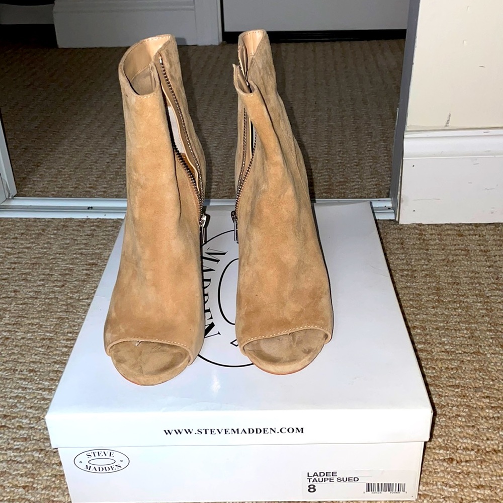 Tan Steve Madden Booties